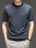 Men's Plus Size Round Neck Short Sleeve Top test