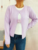Flower Contrast Round Neck Sweater test
