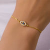 18K Gold-Plated Evil Eye Adjustable Bracelet test