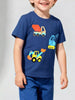 Children's Construction Vehicle Crew Neck Short Sleeve T-Shirt test