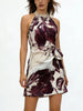 Printed Sleeveless Mini Dress test