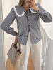 Lace Peter Pan Collar Button Up Shirt test