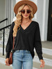 V-Neck Long Sleeve T-Shirt test