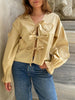 Tied Flounce Sleeve Blouse test