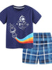 Children's Astronaut Short Sleeve Tee and Shorts Set test