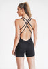 I Am Enough Black Stretch Bodysuit test