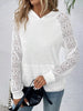Lace Sleeve Kangaroo Pocket Hoodie test