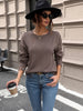 Perfee Cutout Round Neck Long Sleeve Sweater test
