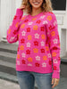 Floral Crew Neck Sweater test