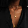 18K Gold-Plated Y-Shaped Necklace test