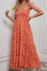 Polka Dot Smocked Tiered Sleeveless Dress test
