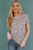 Animal Print Round Neck Tee test