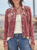 Button Up Long Sleeve Jacket with Chest Pockets test