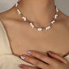 Freshwater Pearl Titanium Steel Bead Necklace test