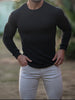 Men's Plus Size Long Sleeve Fitted T-Shirt test