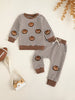 Children's Striped Football Top and Pants Set test