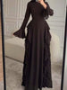 Ruffled Maxi Dress with Bell Sleeves test