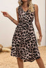 Leopard V-Neck Sleeveless Dress test