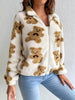 Teddy Bear Fuzzy Zip-Up Jacket test