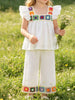 Children's Crochet Trimmed Top and Pants Set test