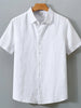 Men's Full Size Short Sleeve Button-Up Shirt Plus Size test
