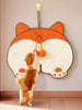 Cute Animal Design Hanging Cat Scratching Post with Dangling Balls test