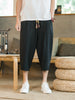 Men's Plus Size Casual Loose Fit Cropped Pants test
