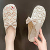 Round Toe Bow Slip-Ons test