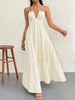 Halter Neck Tiered Maxi Dress test