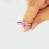 Heart Zircon 925 Sterling Silver Ring test