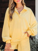 Button Collar Drop Shoulder Top and Shorts 2pcs Set test