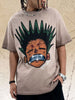 Men's Graphic Round Neck Oversized T-Shirt test