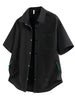 Men's Full Size Snap Down Short Sleeve Shirt Plus Size test