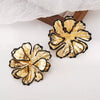 18K Gold-Plated Flower Stud Earrings test