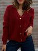 Full Size V-Neck Button-Up Cardigan Plus Size test