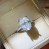 8 Carat Moissanite 925 Sterling Silver Ring test