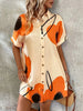 Printed Button-Front Shirt Dress test