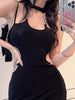 Cut-Out Bodycon Dress with Chain Straps test