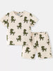 Children's Dinosaur Print Short Sleeve Tee and Shorts Set