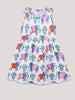 Children's Sleeveless Elephant Print Casual Dress test