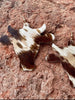 PU Leather Bull Head Earrings test