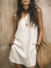 One-Shoulder Mini Dress with Frayed Hem test