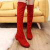 Round Toe Block Heels Boots test
