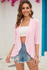 Eyelet Open Front Cardigan test