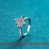 1 Carat Moissanite 925 Sterling Silver Ring test