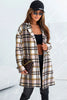 Plaid Longline Jacket with Pockets test