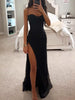 High-Slit Glitter Maxi Evening Dress test