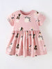 Children's Printed Short Sleeve Casual Dress test