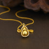 18K Gold-Plated Gourd Pendant Necklace test