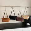 Minimalist Flap Decor Suede Bag test